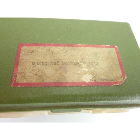 Vintage Music Movement File Teaching Aids Old Ideas Inspiration - Picture 6 of 6